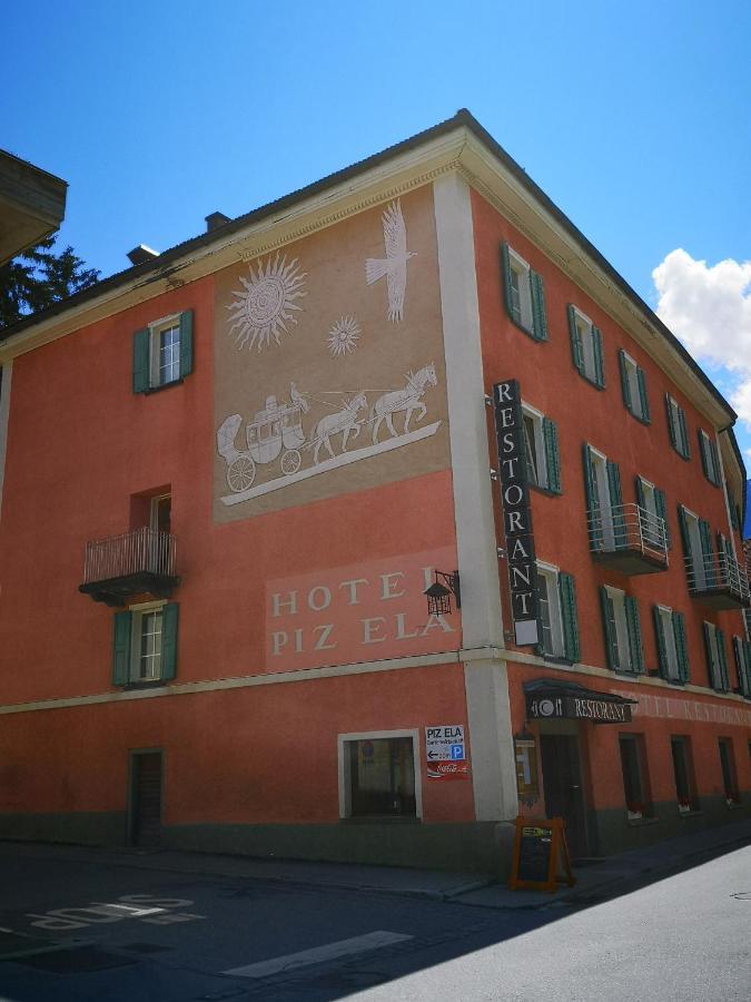 Historisches Hotel Piz Ela Bergün Buitenkant foto